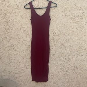 Maroon Tight Dress